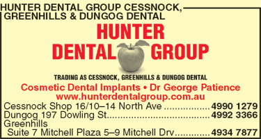 Hunter Dental Group Cessnock, Greenhills & Dungog Dental - Dentist in Melbourne 2
