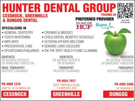 Hunter Dental Group Cessnock, Greenhills And Dungog Dental - Dentist in Melbourne 1